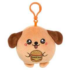 3.5" Foodie Animal Squishy-Ishes Backpack Clip - LLB Toys