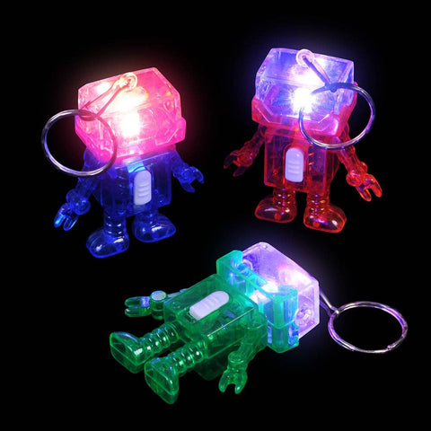 2" LIGHT-UP ROBOT KEYCHAIN LLB Light-up Toys