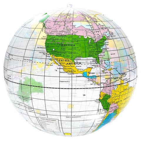 16" CLEAR GLOBE INFLATE LLB Inflatable Toy