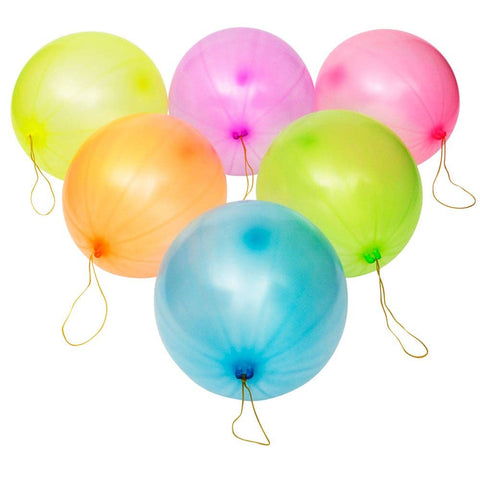 100 PC 9" LATEX PUNCH BALL LLB kids toys