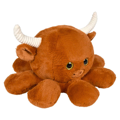 19" Octo-Highland Cow  - LLB Toys
