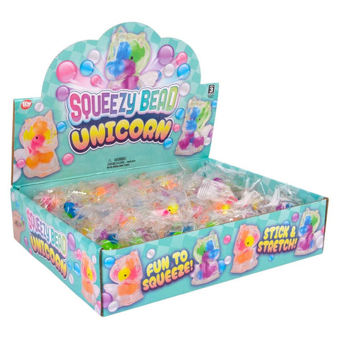2" Squeezy Bead Unicorn - LLB Toys