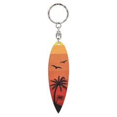 4" WOODEN SURFBOARD KEYCHAIN LLB Keychain