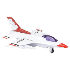 4" DIE-CAST PULLBACK FIGHTER JET LLB Car Toys