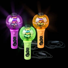 Jack O Lantern Light Up Wand Necklace 4.5" - LLB Toys