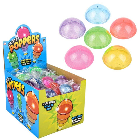 2.25" LARGE GLITTER POPPERS LLB kids toys
