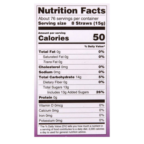 Silly Stix Sour Powder Straws