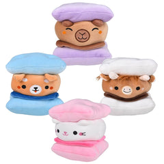 6" Kawaii S'Mores Animals 12ct Plush - LLB Toys