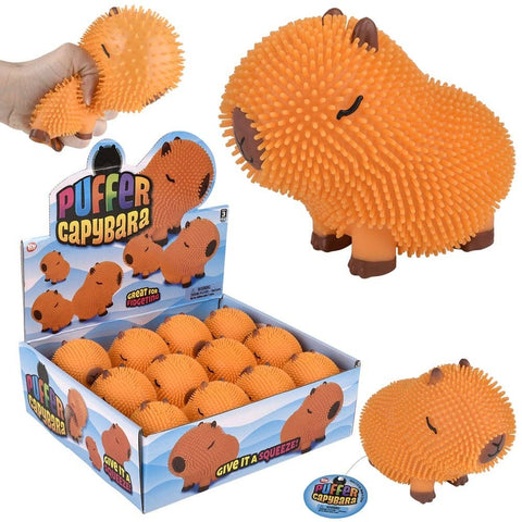 4" Capybara Puffer 12ct - LLB Toys