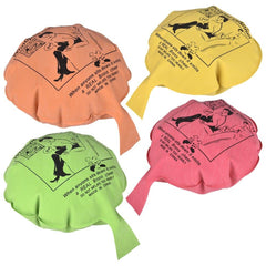 8" Whoopee Cushion Asst Colors Gag Toy 24ct - LLB Toys