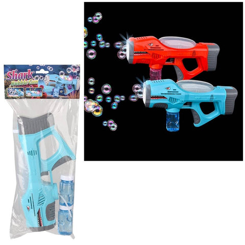 11.25" Light-Up Bubble Shark Blaster With Sound - LLB Toys