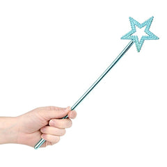 14.5" METALLIC STAR WAND LLB toy-wand kids
