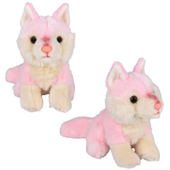 7" HEIRLOOM BRIGHTS PINK WOLF LLB Plush Toys