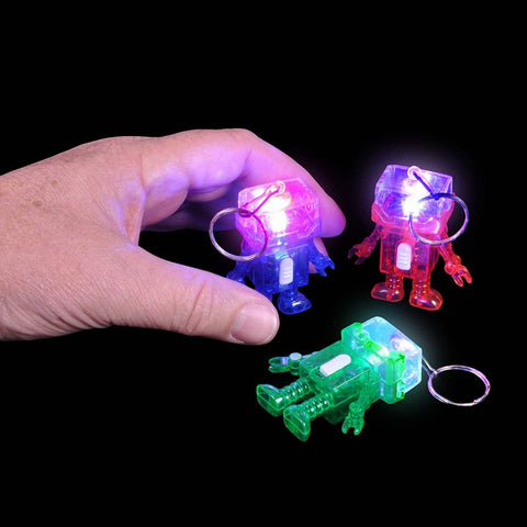 2" LIGHT-UP ROBOT KEYCHAIN LLB Light-up Toys