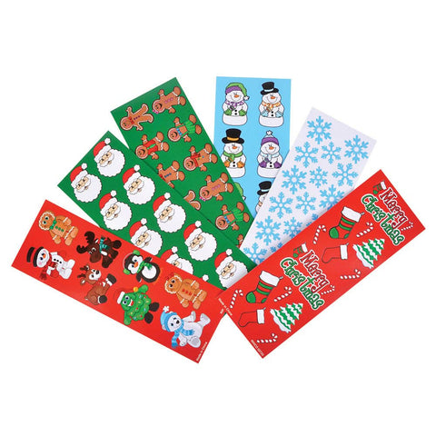 100ct Holiday Sticker Assorted Sticker Christmas - LLB Toys