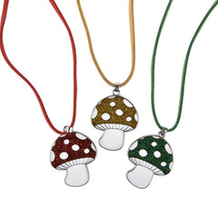 16" Mushroom Glitter Necklace - LLB Toys