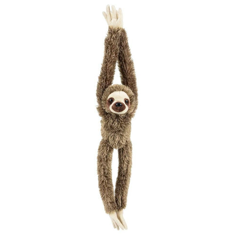 20" HANGING SLOTH BROWN LLB Plush Toys
