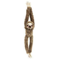 20" HANGING SLOTH BROWN LLB Plush Toys
