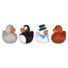 2" Christmas Rubber Ducky Assortment 100ct