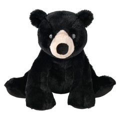 11" Loppy Legs Black Bear Plush - LLB Toys
