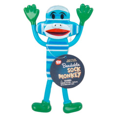 4" Bendable Sock Monkey - LLB Toys