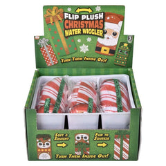 Christmas Flip Plush Water Wiggler 5.5"- LLB Toys