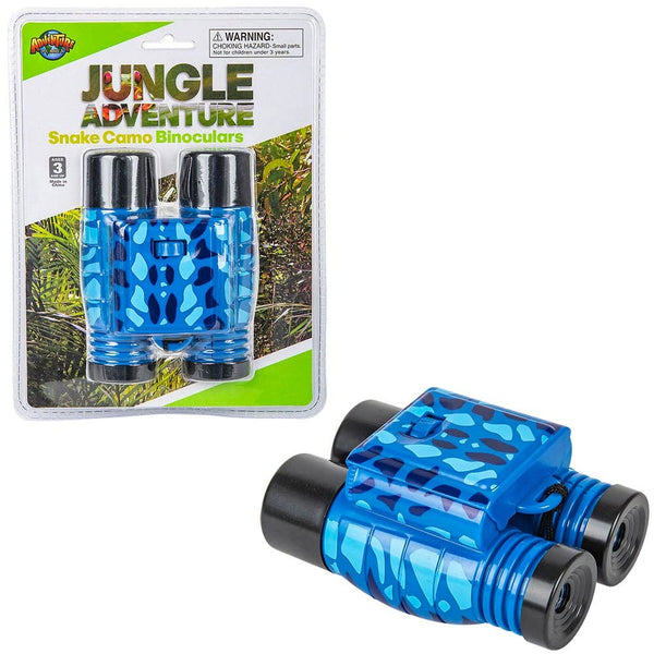 BLUE SNAKE CAMOUFLAGE BINOCULARS LLB kids toys