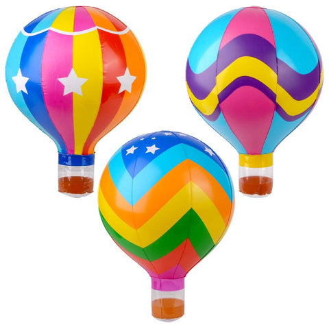 22" Rainbow Hot Air Balloons - LLB Toys