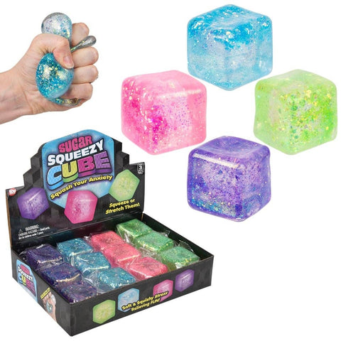 2" Squeezy Sugar Cube 12ct - LLB Toys
