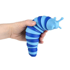 7" Light-Up Wiggle Sensory Slug 12ct- LLB Toys