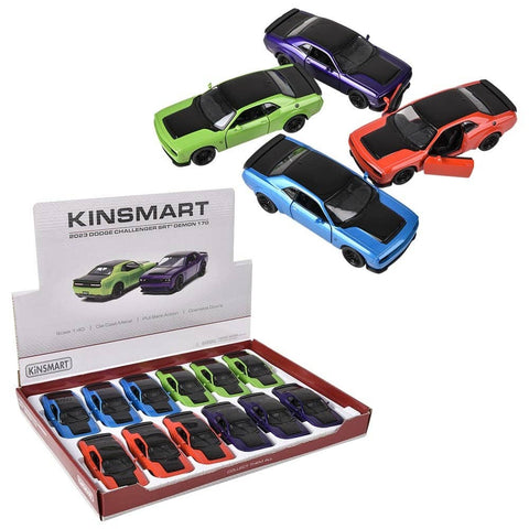5" Diecast Pull Back 2023 Dodge Challenger SRT - LLB Toys