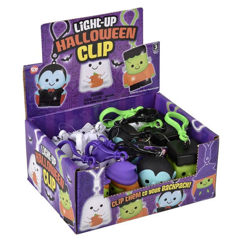 2" Light-Up Halloween Clip Ons - LLB Toys