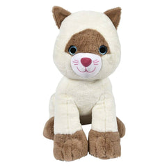Sitting Cat 18in Asmt Plush Toy - LLB Toys