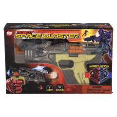 6.5" Light-Up Robot Space Blaster - LLB Toys