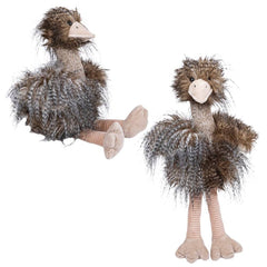 13" LONG HAIR EMU LLB Plush Toys