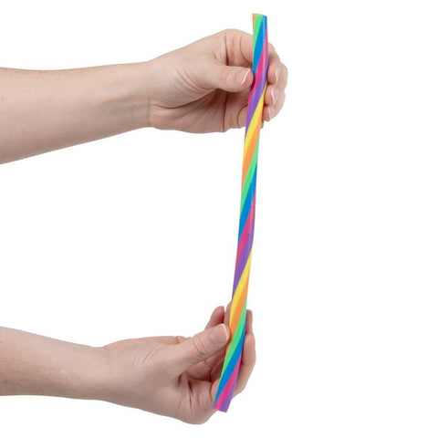 13" Rainbow Strectchy Noodle 3ct - LLB Toys