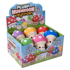 3.5" Plush Mushroom Clip Ons Plush - LLB Toys