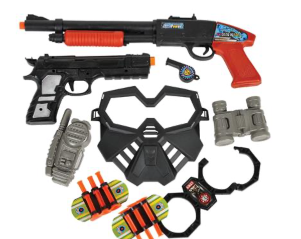 DOUBLE TROUBLE SWAT SET 7 PC LLB kids toys