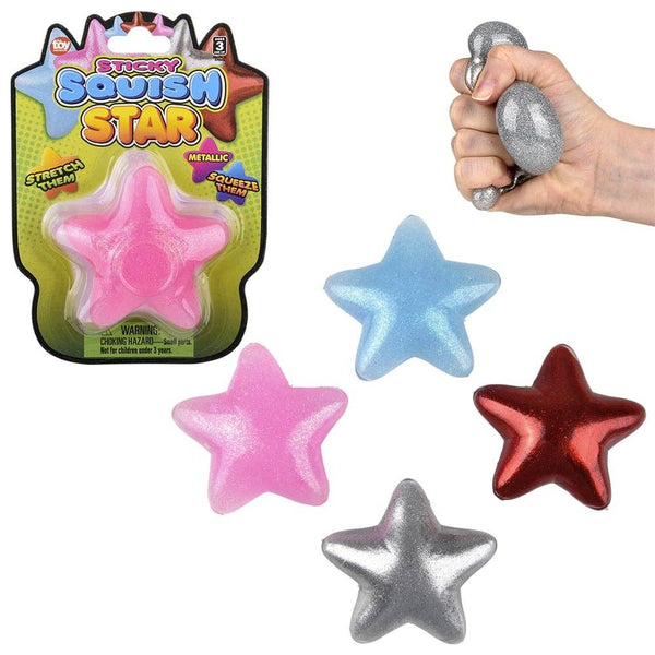 SQUISH STICKY GLITTER STAR 3