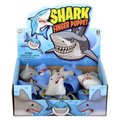 2" Stretchy Shark Finger Puppet LLB Kids Toys