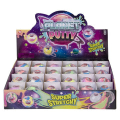 2" Planet Stretch Putty Orb 24ct - LLB Toys