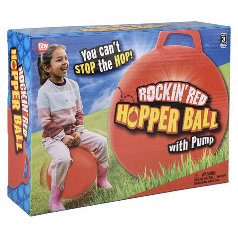 18" Red Hopper Ball - LLB Toys