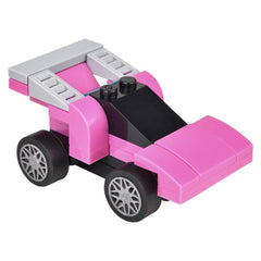 2.75" BUILDING BLOCK PULL BACK RACE CAR LLB kids toys