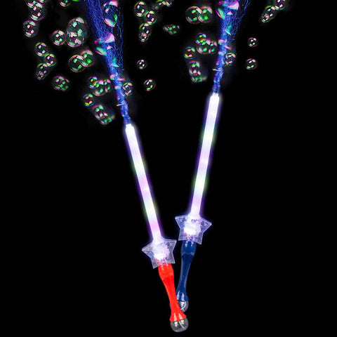 29" LIGHT-UP STAR BUBBLE SWORD LLB Light-up Toys