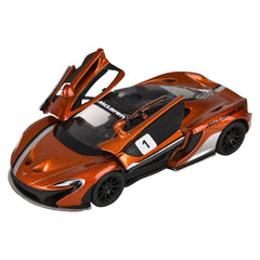 5" Diecast Pull Back Mclaren P1 #2 LLB kids toys