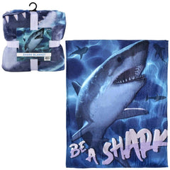 50 X 60" Shark Blanket 24/ - LLB Toys