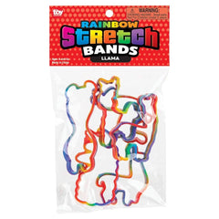LLAMA RAINBOW SILICONE STRETCH BANDS LLB kids toys