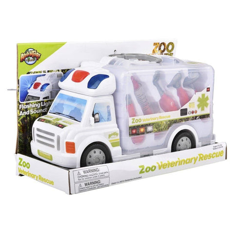 ZOO VETERINARY KIT RESCUE TRUCK LLB Car Toys