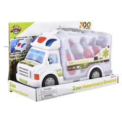 ZOO VETERINARY KIT RESCUE TRUCK LLB Car Toys