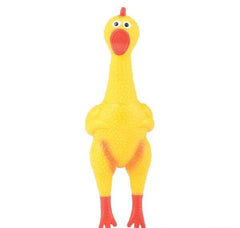 8" RUBBER CHICKEN WITH SOUND LLB kids toys